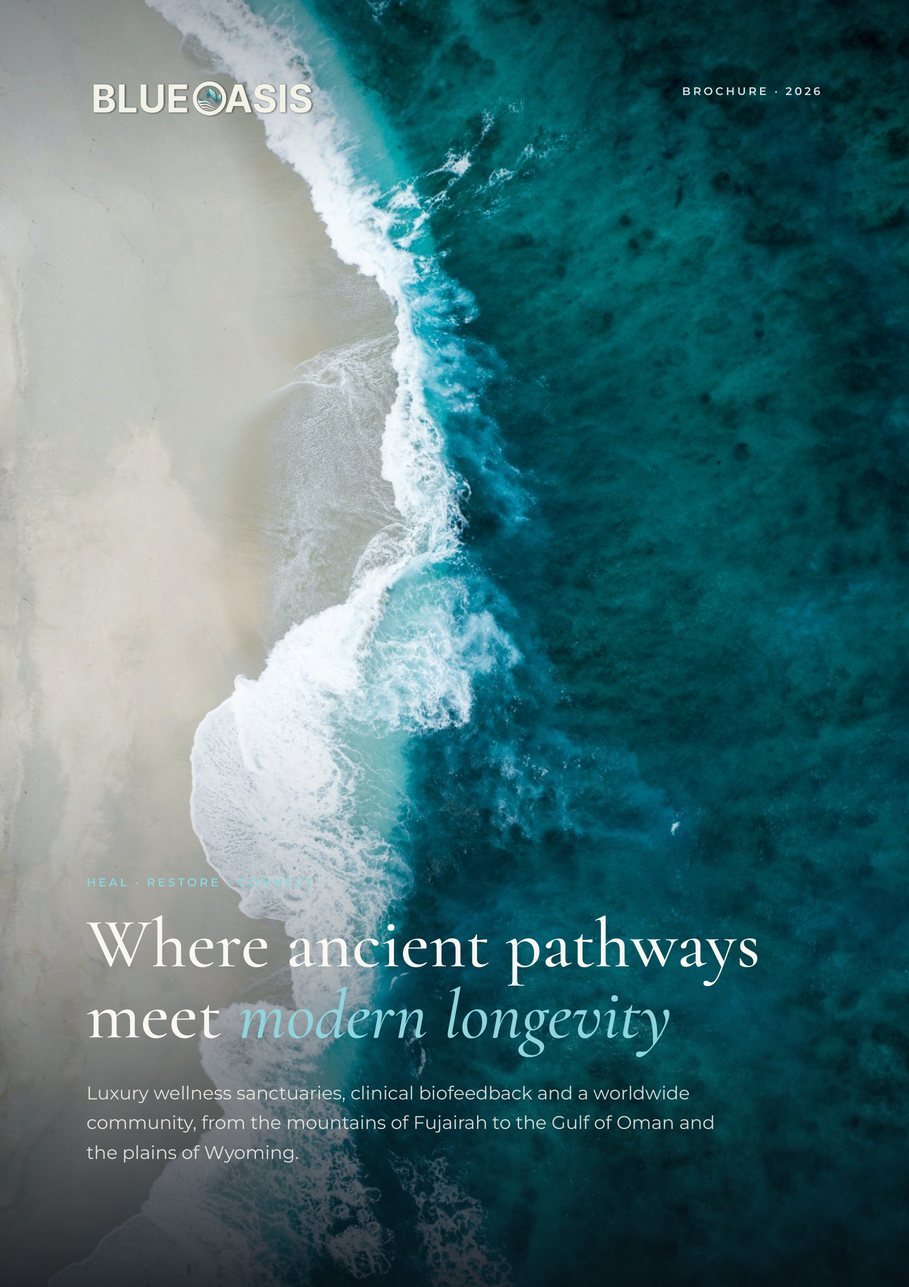 Blue Oasis Life brochure cover